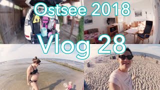 VLOG 28  Familienurlaub Ostsee 2018  Anreise und erste Eindrücke [upl. by Yeltrab]