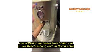 Produktbewertung Cecotec Espressomaschine Compacta Power Espresso 20 Pecan 1100 W 20 bar Thermob [upl. by Hanavas768]