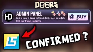 DOORS Leak  How to get Admin Panel by Lsplash ROBLOX [upl. by Sucramad]