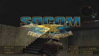 SOCOM 1 ACE EVERY MISSION Admiral Difficulty Intro [upl. by Harod]