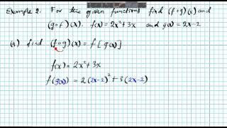 composition of functions part II [upl. by Valenba]