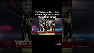 KSAT Scholar Athlete of the Week Keegan Garcia East Central High School unsignedsenior [upl. by Novla423]