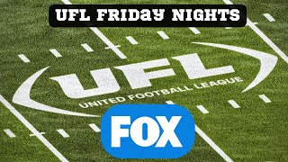 Report Friday Night UFL Games On FOX in 2025 [upl. by Sugirdor]