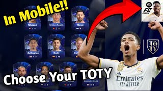 How to Vote for TOTY 2024  FC Mobile 2024 [upl. by Niatsirt]