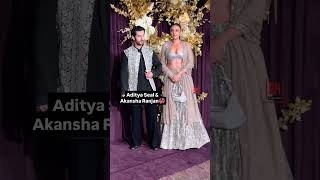 Aditya Seal amp Akansha Ranjan Grace Manish Malhotras Diwali Bash adityaseal akansharanjan [upl. by Cherida]