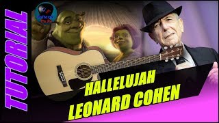 Cómo tocar HALLELUJAH en guitarra  Leonard Cohen  TUTORIAL [upl. by Anett]