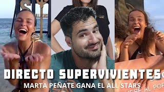 FINAL SUPERVIVIENTES ALL STARS ¡MARTA PEÑATE es LA GANADORA de SUPERVIVIENTES  Hablamos de tele [upl. by Letrice]