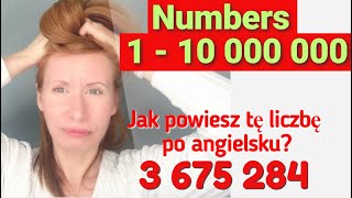 1  10 000 000 Liczby po angielsku [upl. by Arbuckle]