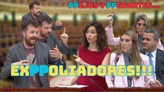 PABLO PADILLA FUNDE A LOS PIJOS DEL PP QUE LE LLEVAN A AYUSO EL EXPOLIO DE VIVIENDA A FONDOS BUITRE [upl. by Ycnuahc]