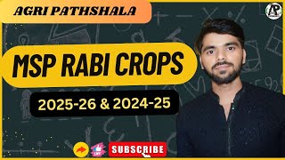 MSP OF RABI CROPS  202425 amp 202526  ABHISHEK TIWARI [upl. by Lenuahs]