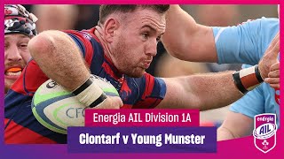 Clontarf v Young Munster  EnergiaAIL Highlights Mens Div 1A Rd 6 [upl. by Neenad]