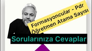 Pdr  Atama sayısı  Fotmasyon Alanlar pdr formasyon öğretmenatama mülakat 2023kpss meb [upl. by Ahtnicaj204]