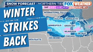 Northern US To Get Hit With Snow By FastMoving Winter Storm [upl. by Nivahb]