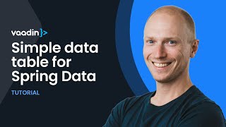 Easy data table for Spring Data with Vaadin Flow in 90 seconds⚡️ [upl. by Helbonnas660]