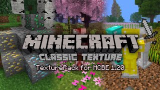 MCPE aesthetic TexturePack 120 Classic texture [upl. by Eelinej]