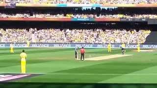 Cricket World Cup Final 2015 MCG First Ball [upl. by Biagi19]