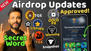 Major Airdrop Listing Confirmed  Not Pixel GOLD PX Tournament  Goats Airdrop Snapshot and TGE [upl. by Vivi]