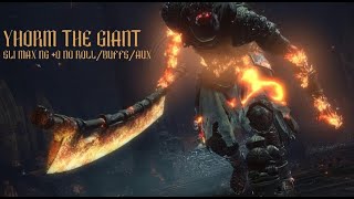 Yhorm the Giant SL1 NG7 0 No SprintRollBlockParryBuffsAuxHit [upl. by Gnuoy265]