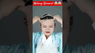 Makeup Removal 😱😱 Behind the Makeup shorts makeup beauty skincare makeupart007 [upl. by Brody]