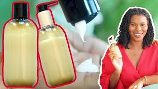 How To Make HAIR CONDITIONER  RINSE OUT and LEAVE IN Recipes [upl. by Margaux596]