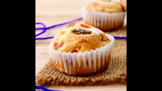 MUFFIN SALATI PROSCIUTTO FUNGHI Ricetta Facile  BuonIdea Shorts [upl. by Peugia246]