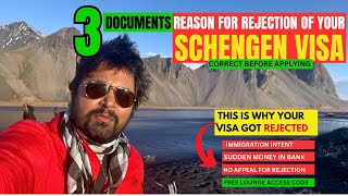 SCHENGEN VISA  schengen visa refusal  How to Apply for Schengen Visa from India schengenvisa [upl. by Nitsrek399]