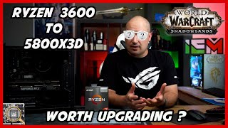 Upgrading a Ryzen 3600 to the 5800X3D worth it Multiple games tested with gameplay [upl. by Llig]