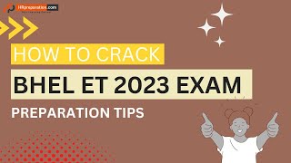 BHEL ET HR Exam Preparation Tips  BHEL Executive Trainee HR 2023 [upl. by Naillik685]