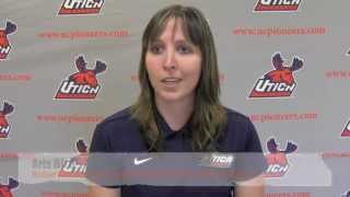 Aris Bird Hired as Utica College Volleyball Coach [upl. by Ellehcil746]