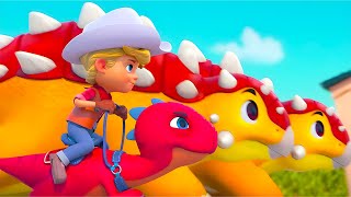 Come And Stay On Dino Ranch 🎶 🪩  Nursery Rhymes amp Kids Songs  Dino Ranch [upl. by Eissej]