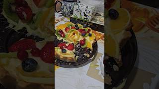 Фруктовый торт 🎂🍰 cake fruitcake bestcake [upl. by Sadella]