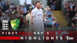 Test in Balance On Rainy Day  Highlights  England v Australia Day 3  LV Insurance Test 2023 [upl. by Estell728]