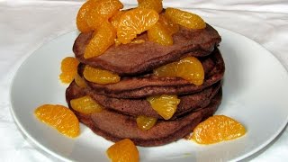 CHOCOLATE PANCAKES ORANGE Recipe [upl. by Monagan]