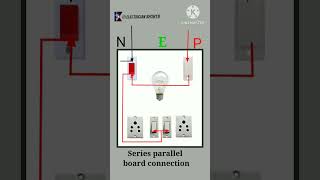 Series parallel testing board connection ITI fun shortsvideo [upl. by Ulland]