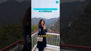 I Visited Mata Vaishno Devi Temple In A Helicopter  Curly Tales shorts [upl. by Anirbes]