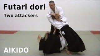 Aikido  FUTARI DORI ninin dori two attackers by Stefan Stenudd in 2007 [upl. by Nette126]