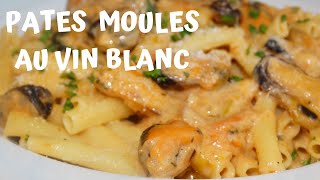 Recette de pâtes moules au vin blanc [upl. by Kristopher]