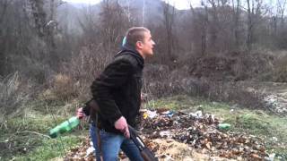 baikal mp 153 supermagnum shooting [upl. by Anaoy]