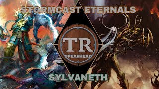 SPEARHEAD Sylvaneth vs Stormcast Eternals  Age of Sigmar 4th Edition Battle Report [upl. by Mcgruter834]