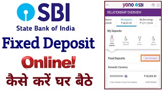 sbi fd online  state bank me fd kaise kare  sbi fixed deposit online  how to fd online in SBI [upl. by Osanna]