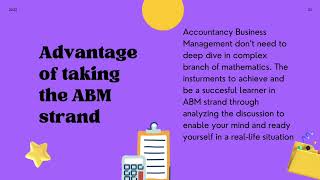 Why Should We Choose ABM Strand [upl. by Oiziruam]