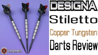 Designa 17g Copper Tungsten Stiletto Darts Review [upl. by Clarette]