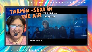 태민 TAEMIN  SEXY IN THE AIR MV TEASER 1 Reaction ❤️‍🔥❤️‍🔥 [upl. by Alathia]