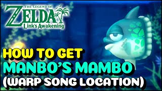 How to get MANBOS MAMBO Warp song Location  The Legend of Zelda Links Awakening [upl. by Clements]