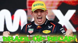 2024 F1 Brazil GP Quali and Race RECAP Highlights from BOTH Sessions Verstappen Rains Supreme [upl. by Kaye468]