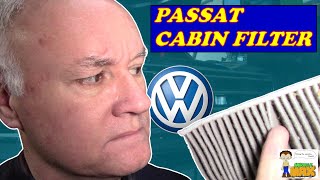 VW Passat 2020 Cabin Filter Replacement [upl. by Iadam]