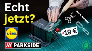 SCHÄRFSTATION von PARKSIDE für 19 EURO Ich sags ungern aber diese Maschine ist  Jonas Winkler [upl. by Rollins320]