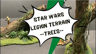 Forest Moon of Endor trees for Star Wars Legion [upl. by Yesak]