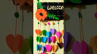 diy door hanger door hanger ideas handmade paper cardboard craftshomedecor craft walldecor [upl. by Aimej422]