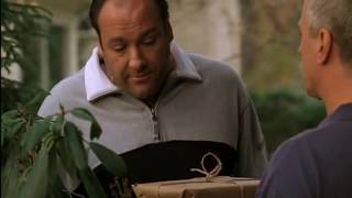 Tony Gives Cusamano A Package  The Sopranos HD [upl. by Aicilef]